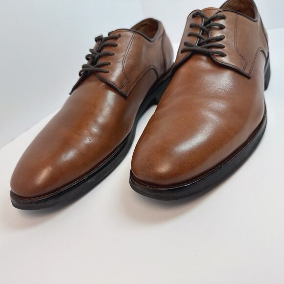 Johnston & Murphy Reeve Plain Toe | Brown | 10.5 - Picture 3 of 9